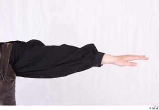  Photos Woman in Historical Dress 74 15th century Historical clothing black shirt sleeve upper body 0001.jpg